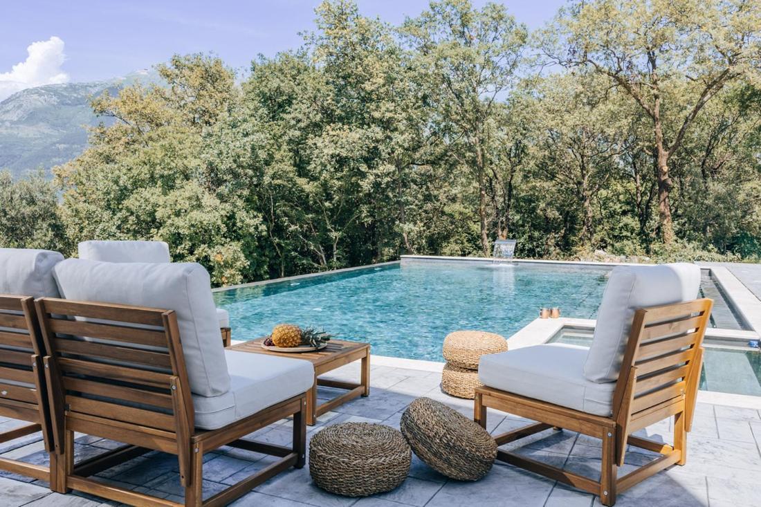 Villa Principium With Infinity Edge Pool&Hot Tub Kotor Buitenkant foto