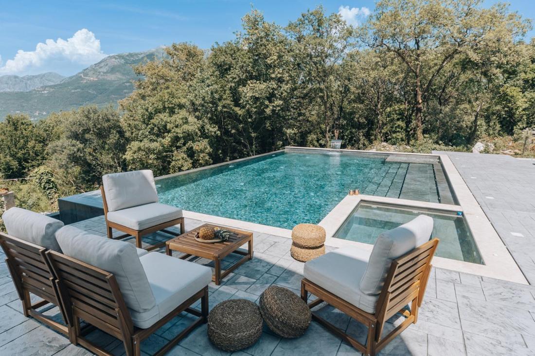 Villa Principium With Infinity Edge Pool&Hot Tub Kotor Buitenkant foto
